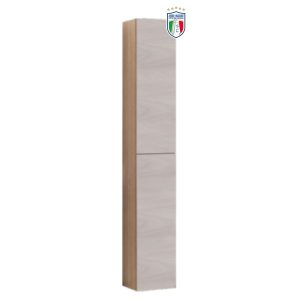 Colonna sospesa arredo bagno h160x25x22 cm-3 colori