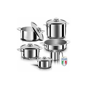 Set batteria Pentole Divina da 10 pz Aeternum