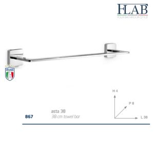 Asta portasciugamano 38 cm Accessorio Bagno Flab-Linea ROOM