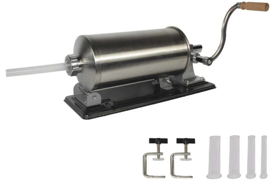 INSACCATRICE MANUALE 3KG MACCHINA PRODUZIONE SALSICCE INSACCATI SALUMI INOX 509e - immagine 6