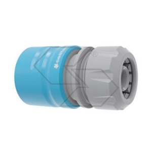 Raccordo a gancio rapido per tubi 1/2″-5/8″ – 12,5mm/15mm senza valvola automatica di chiusura interna.