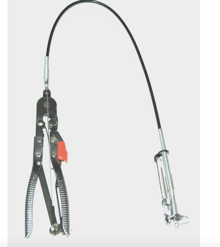 PINZA SMONTAGGIO FASCETTE CR-V FASCETTA MANICOTTI CAVO FLESSIBILE FLEX AUTO 585 - immagine 2