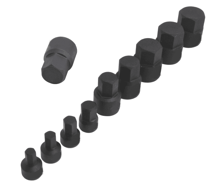 Bussole 9 pz impatto esagonali 1/4″ 3/8″ avvitatore bussola 6 19 mm 9HEXsa